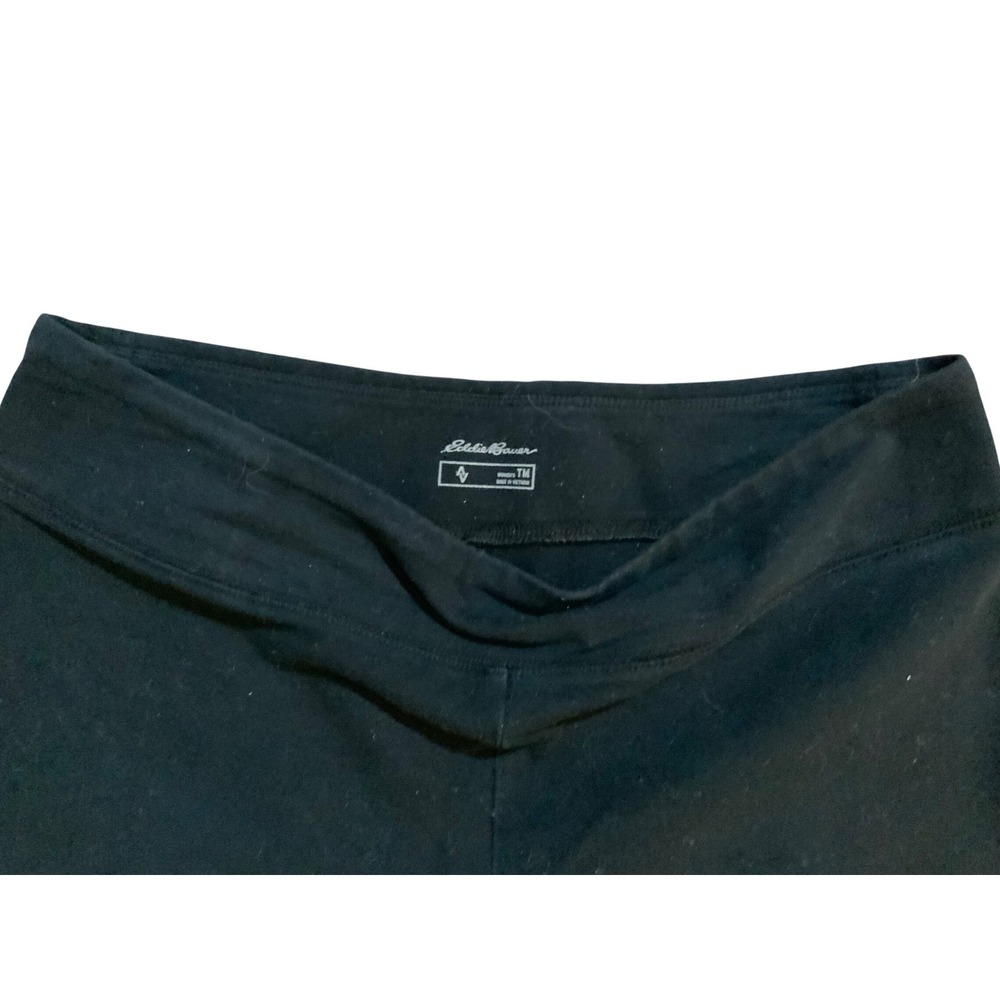 Eddie Bauer Motion Travex Black Wide Leg Travel Pants Womens Size Medium Tall - Picture 2 of 2